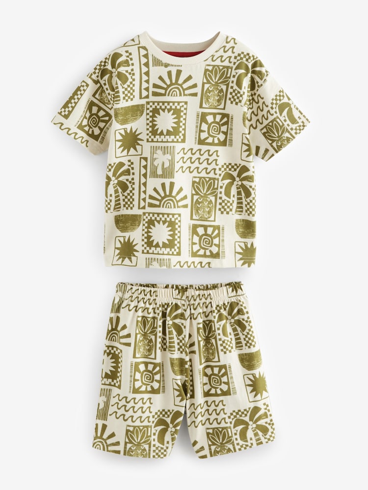 Multi Pastel Short Pyjamas 3 Pack (9mths-12yrs) - Image 10 of 12