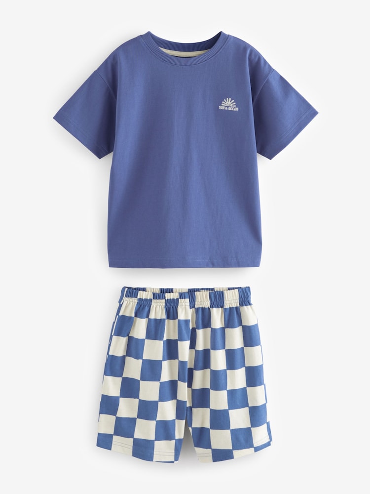 Multi Pastel Short Pyjamas 3 Pack (9mths-12yrs) - Image 8 of 12