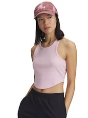 Under Armour Pink Rival Rib Vest - Image 1 of 2