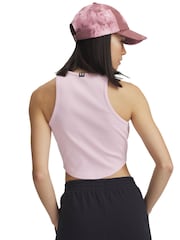 Under Armour Pink Rival Rib Vest - Image 2 of 2