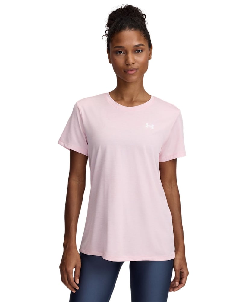 Rosa claro - Camiseta Tech SSC Twist de Under Armour - Imagen 1 de 2