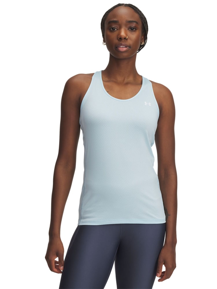 Under Armour Blue Tech Mesh Racer Tank - Image 1 of 2