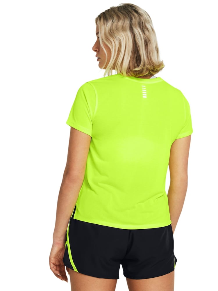 Under Armour Yellow Launch T-Shirt - Image 2 of 5