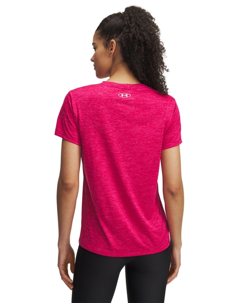 Under Armour Pink Tech V-Neck T-Shirt - Image 2 of 2
