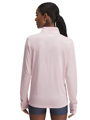 Under Armour Pink Tech Twist 1/2 Zip Top - Image 2 of 3