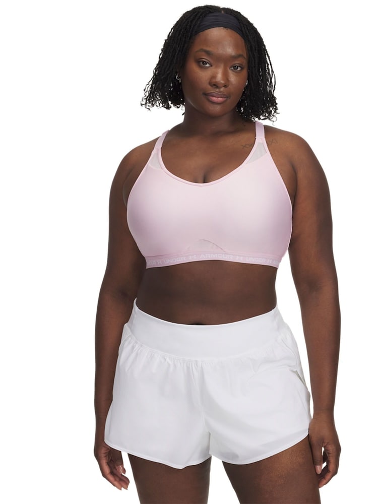 Under Armour Pink Crossback Low Bra - Image 1 of 2