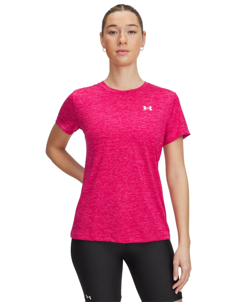 Under Armour Pink Tech SSC Twist T-Shirt - Image 1 of 2