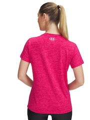 Under Armour Pink Tech SSC Twist T-Shirt - Image 2 of 2