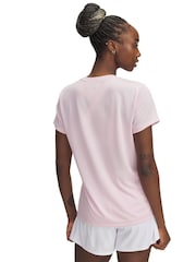 Under Armour Pink Tech SSC Solid T-Shirt - Image 2 of 2