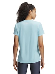 Under Armour Blue Tech Rib Crew Neck T-Shirt - Image 2 of 2