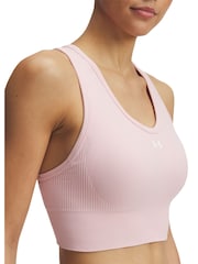 Under Armour Pink Vanish Seamless Mid Bra - Image 3 of 3