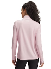 Under Armour Pink Tech Twist 1/2 Zip Sweat Top - Image 2 of 3