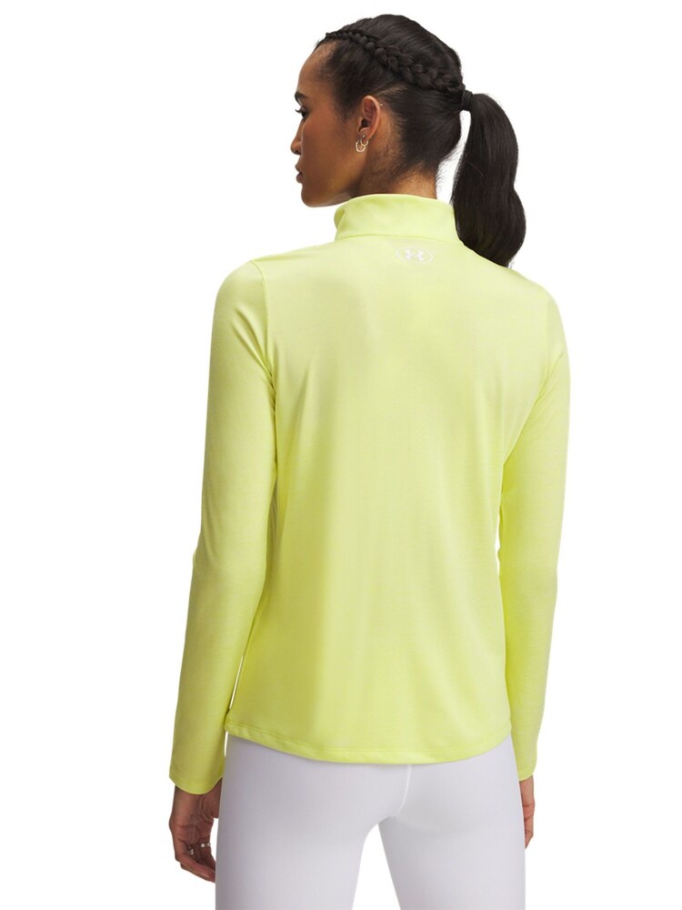 Under Armour Yellow Tech Twist 1/2 Zip Sweatshirt - Image 2 of 2 Under Armour Yellow Tech Twist 1/2 Zip Sweatshirt - Image 2 of 2
