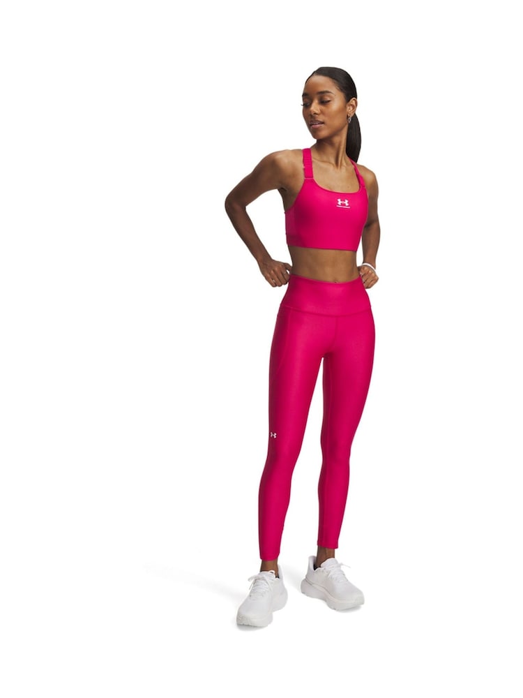 Under Armour Pink High Rise 7/8 Leggings - Image 1 of 3