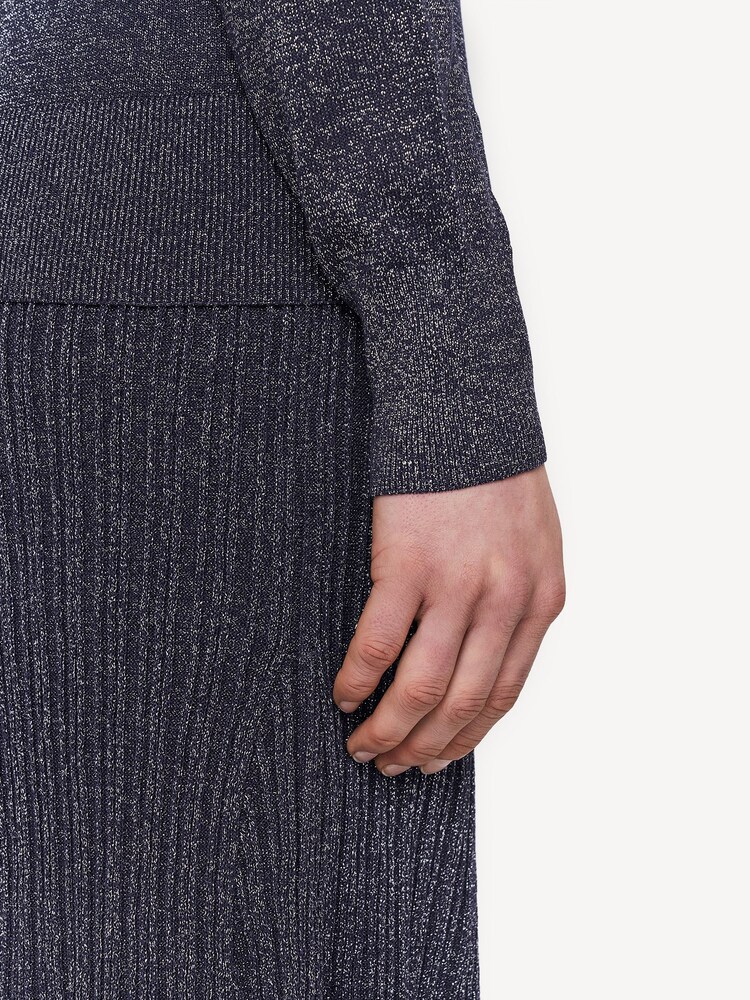 Joseph Silver V-Neck Sparkle Jumper - Image 4 of 4