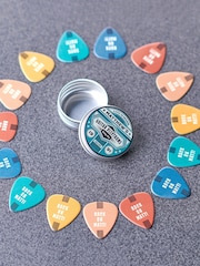 Personalised Colourful Guitar Plectrums In Tin by Oakdene - Image 2 of 4