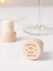 Personalised Engagement Bottle Stopper by Oakdene - Image 1 of 2