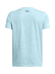 Under Armour Blue Tech Vent Jacquard Short Sleeve 100% Cotton T-Shirt - Image 2 of 2