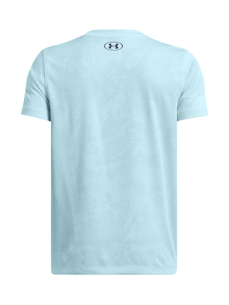 Under Armour Blue Tech Vent Jacquard Short Sleeve 100% Cotton T-Shirt - Image 2 of 2