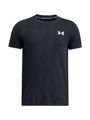 Under Armour Black Vanish Seamless Short Sleeve T-Shirt - Image 1 of 2