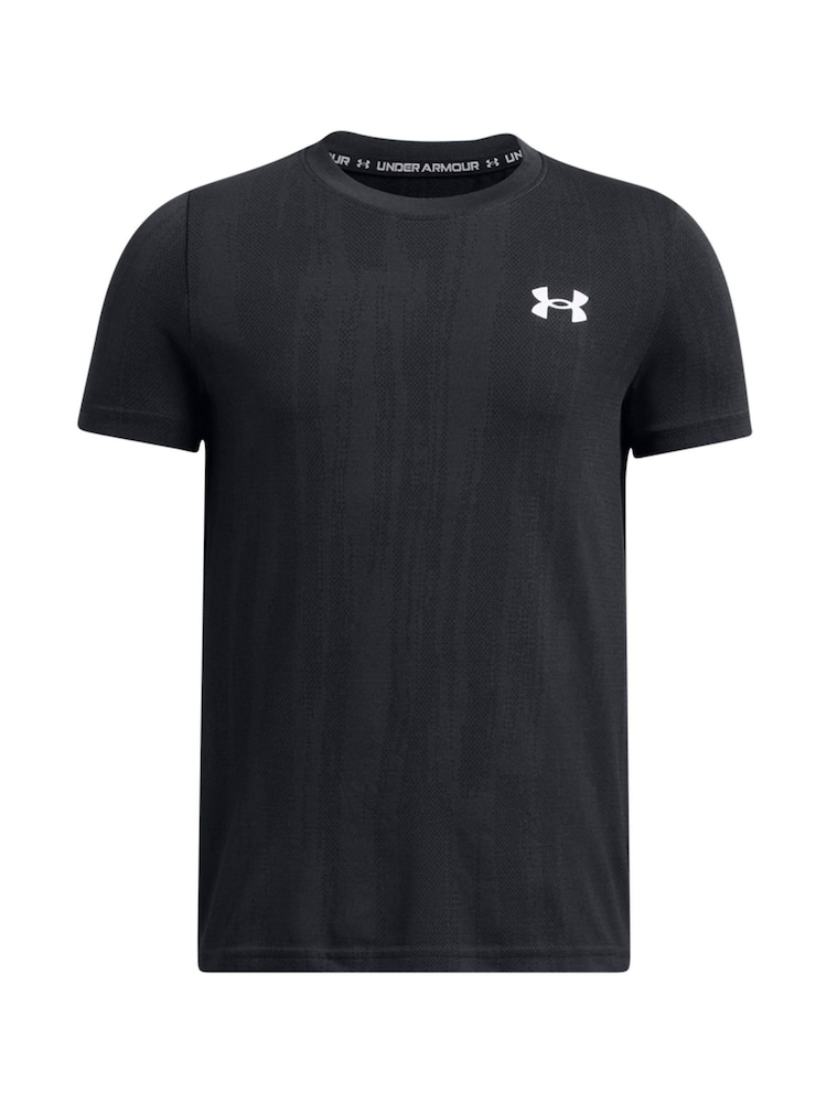 Under Armour Black Vanish Seamless Short Sleeve T-Shirt - Image 1 of 2