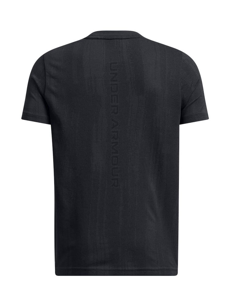 Under Armour Black Vanish Seamless Short Sleeve T-Shirt - Image 2 of 2