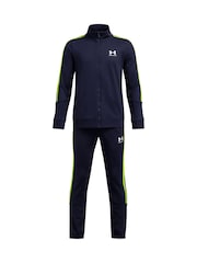 Azul - Under Armour Icon Knit Tracksuit - Imagen 1 de 2