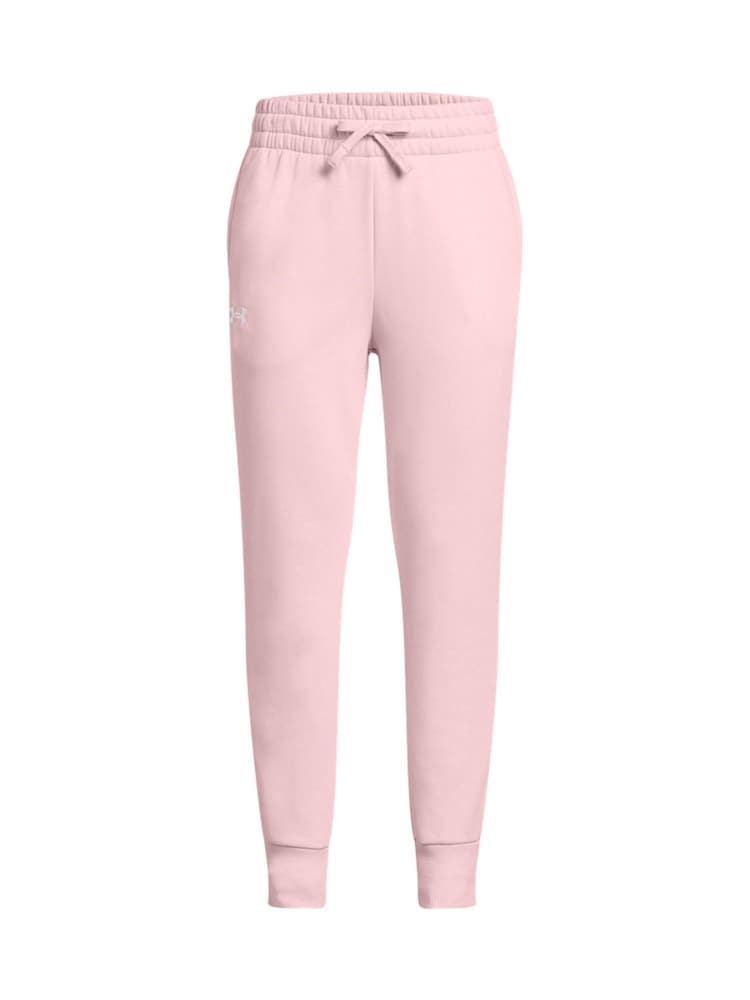 Under Armour Pink Rival Fleece Crop Joggers - Image 2 of 2