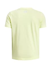 Under Armour Yellow 100% Cotton Wordmark Logo Short Sleeve T-Shirt - Image 2 of 2