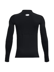 Under Armour Black Heat Geat Mock Neck Long Sleeve T-Shirt - Image 2 of 2