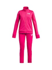 Under Armour Pink Knit Tracksuit - Image 1 of 2