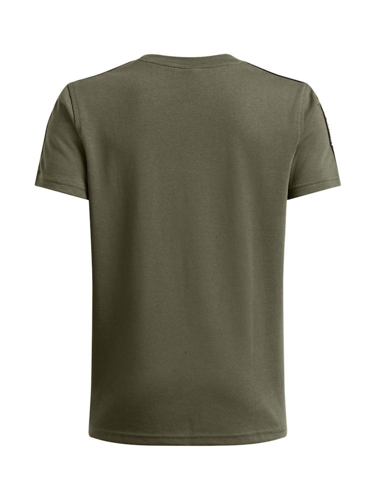 Under Armour Green Sportstyle Taped Short Sleeve T-Shirt - Image 2 of 2