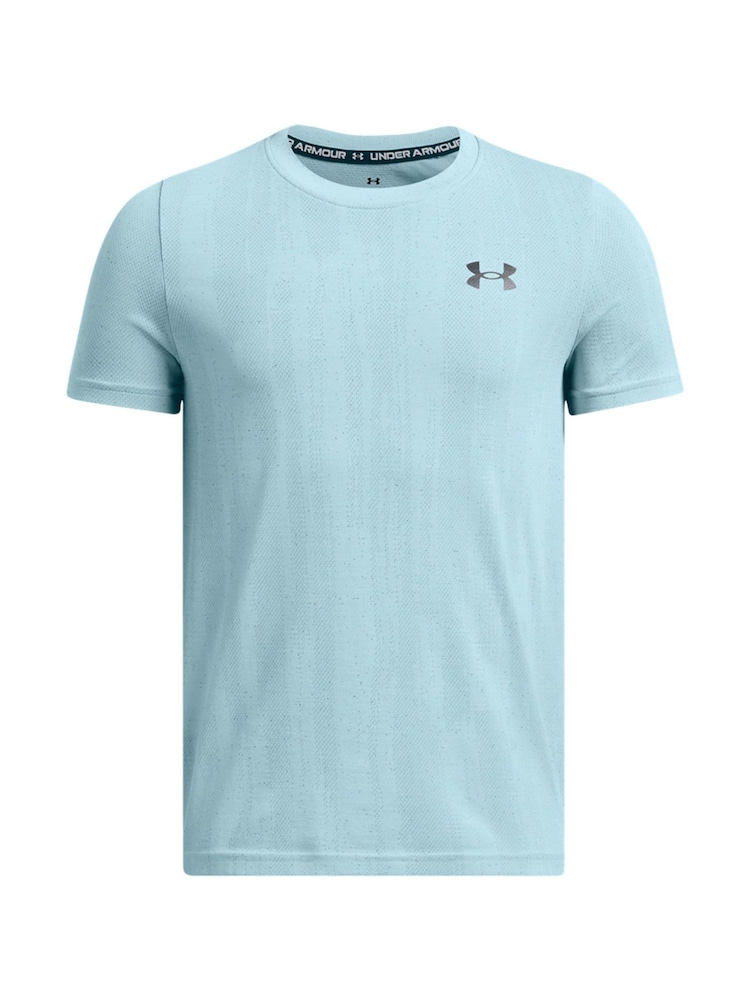 Under Armour Blue Vanish Seamless Short Sleeve T-Shirt - Image 1 of 2