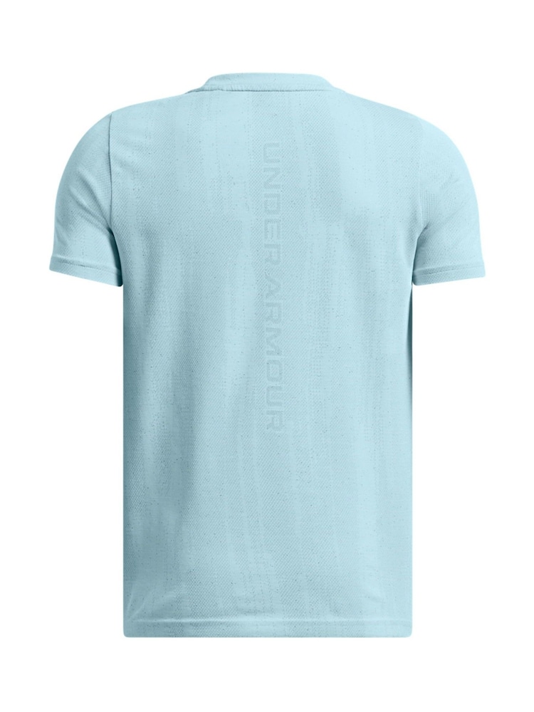 Under Armour Blue Vanish Seamless Short Sleeve T-Shirt - Image 2 of 2