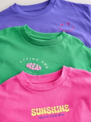 Green/Pink Pyjamas 3 Pack (3-16yrs) - Image 6 of 7