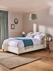 Laura Ashley Baron Chenille Oyster Braybrooke Bed - Image 1 of 5