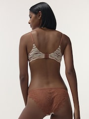 Love Stories Brown Wild Rose Comfortable Lace Briefs - Image 2 of 4