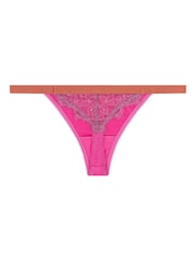 Love Stories Pink Roomservice Elegant String Briefs - Image 3 of 4