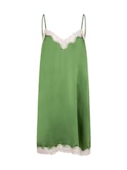 Love Stories Green Willow - Short Slip Dress - Image 1 of 2