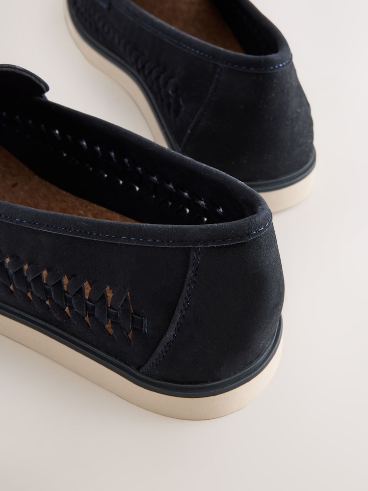 Navy Weave Loafers - Image 4 of 5