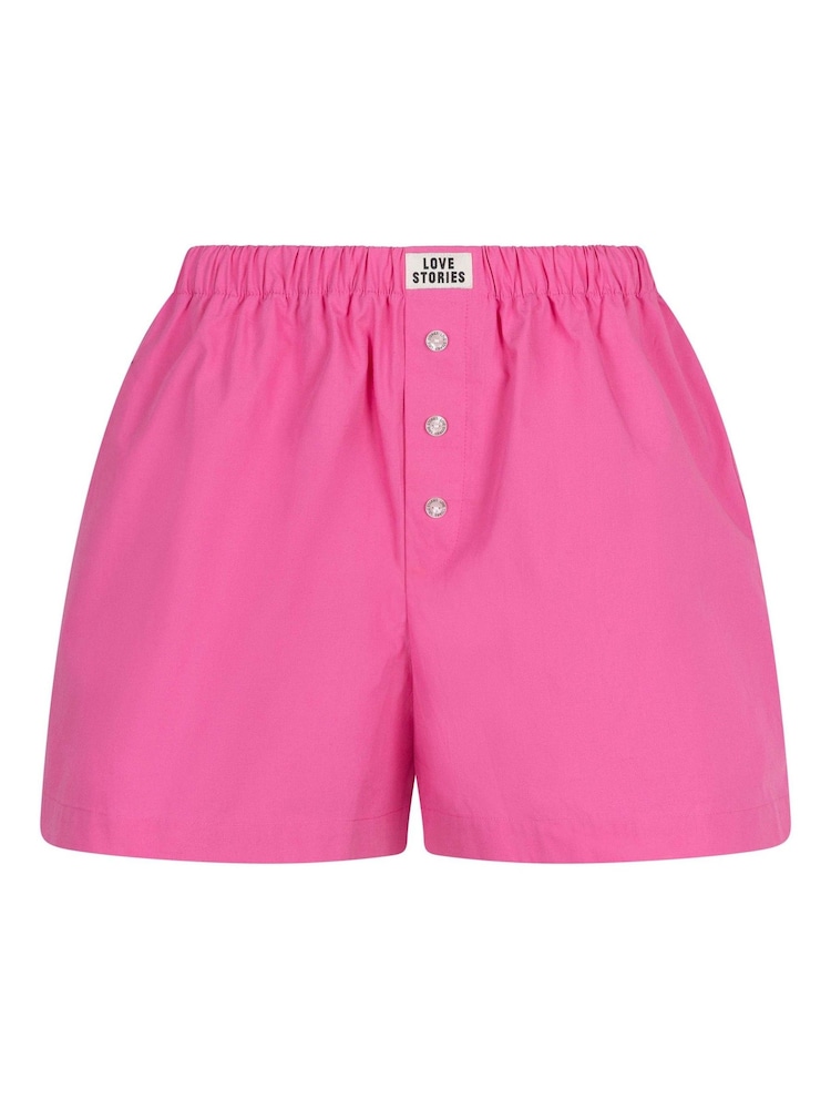 Love Stories Pink James - Boxershort-Style Shorts - Image 1 of 2