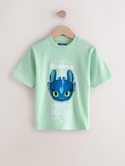Mint Green How To Train Your Dragon T-Shirt (3-16yrs) - Image 1 of 4