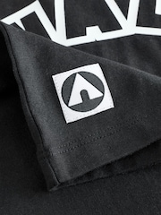 Black 100% Cotton Airwalk T-Shirt (3-16yrs) - Image 4 of 4