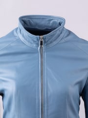 Lakeland Leather Blue Fairhill Jacket - Image 4 of 5