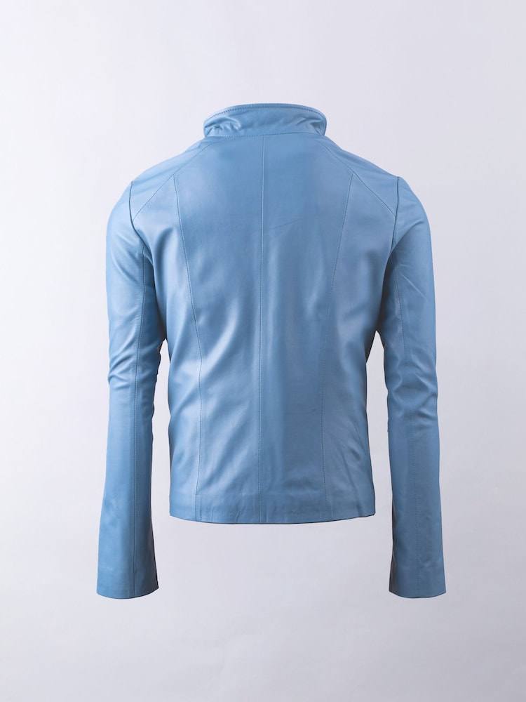 Lakeland Leather Blue Fairhill Jacket - Image 5 of 5