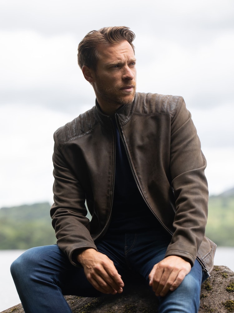 Lakeland Leather Brown Crook Jacket - Image 1 of 7
