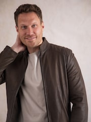 Lakeland Leather Brown Crook Jacket - Image 3 of 7