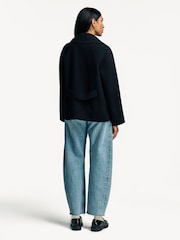 Joseph Black Gilkes Crop Trench Coat - Image 2 of 6