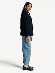 Joseph Black Gilkes Crop Trench Coat - Image 3 of 6