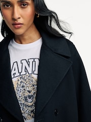 Joseph Black Gilkes Crop Trench Coat - Image 5 of 6